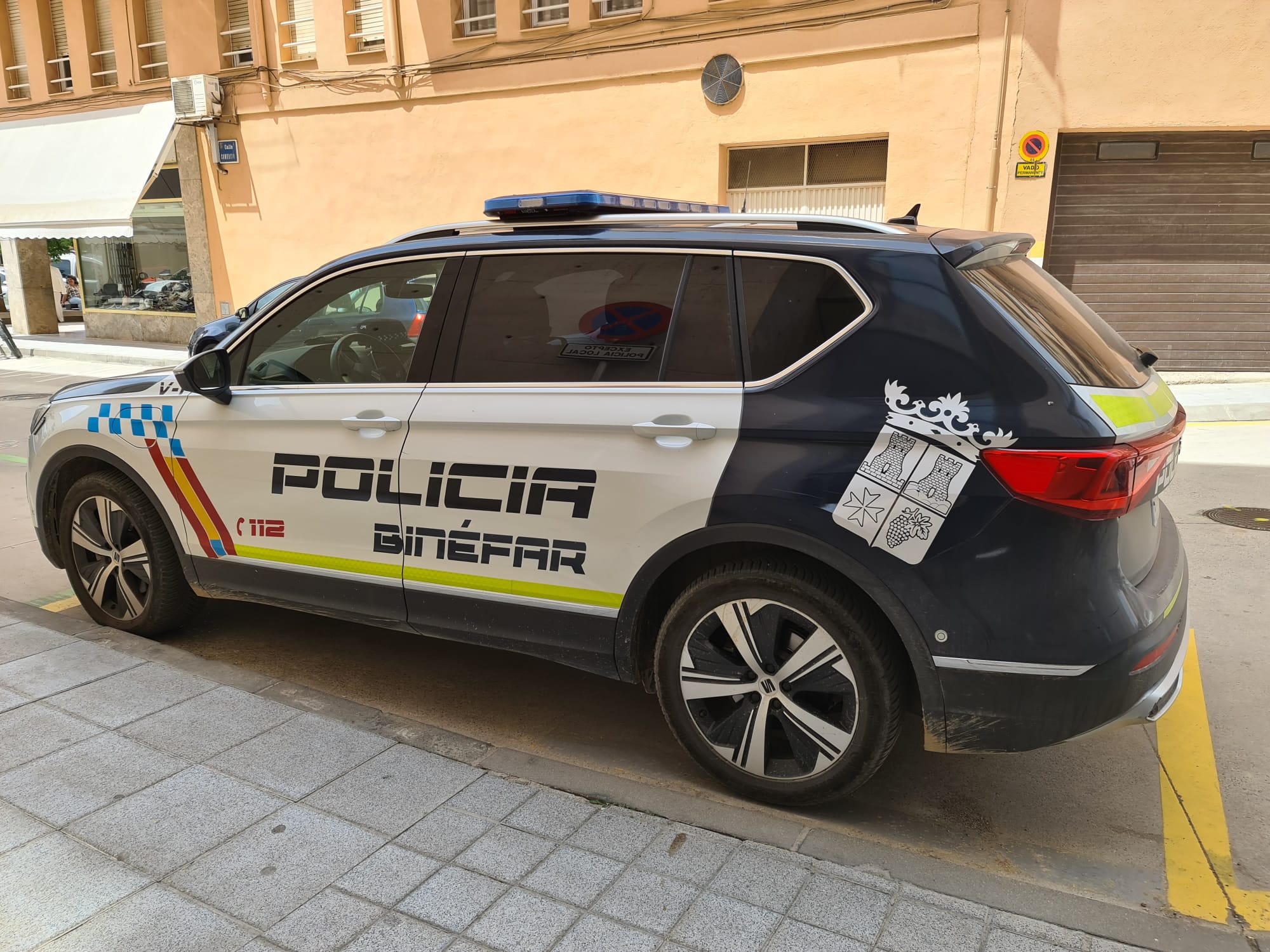 Evacuado un hombre que ha sufrido un infarto y que ha reanimado la Policía Local de Binéfar