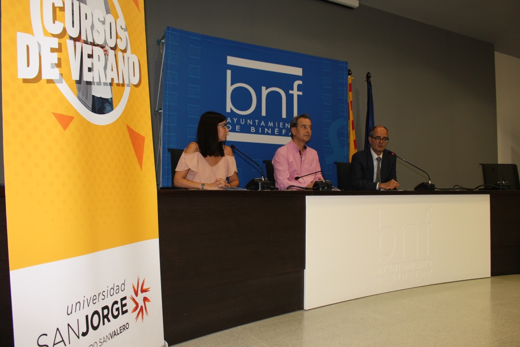 Binéfar recibe los cursos de verano de la Universidad San Jorge